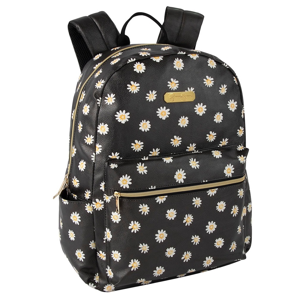 Jessica Simpson Black Floral Backpack